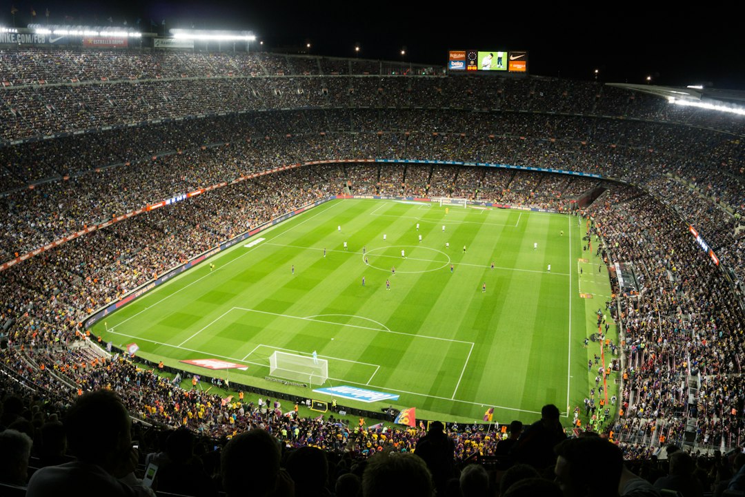 football stadium night